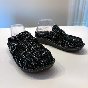 Alegria Brigid Women's Posh Slip-On Geometric Pattern‎ Mules US Size 8.5